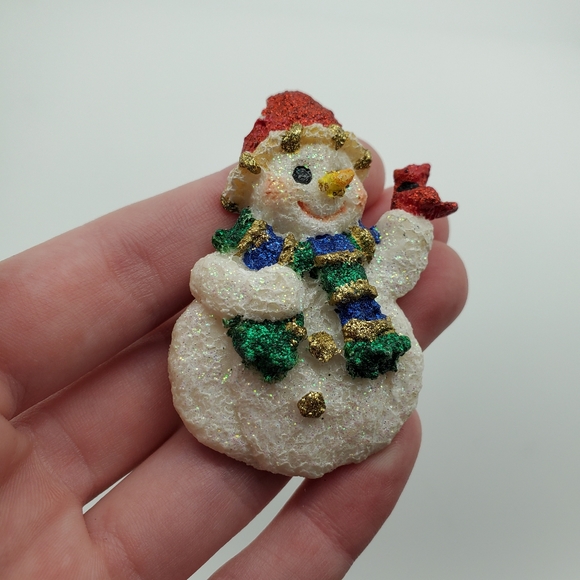 Vintage snowman pin - Picture 2 of 4